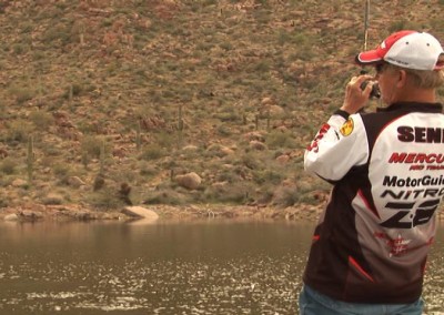 Gary Senft Bass Fishing at Bartlett Lake caught a big one